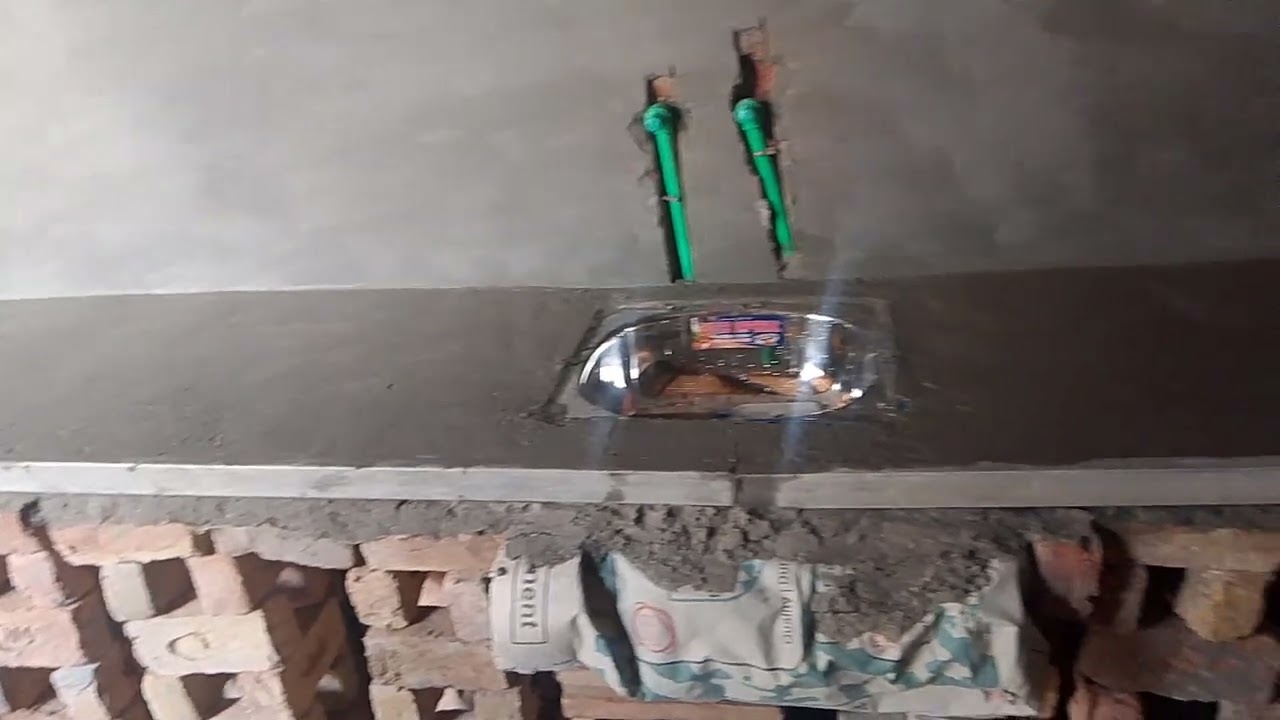 Fix slip kitchen ki bharai concrete, 🏛️🏢