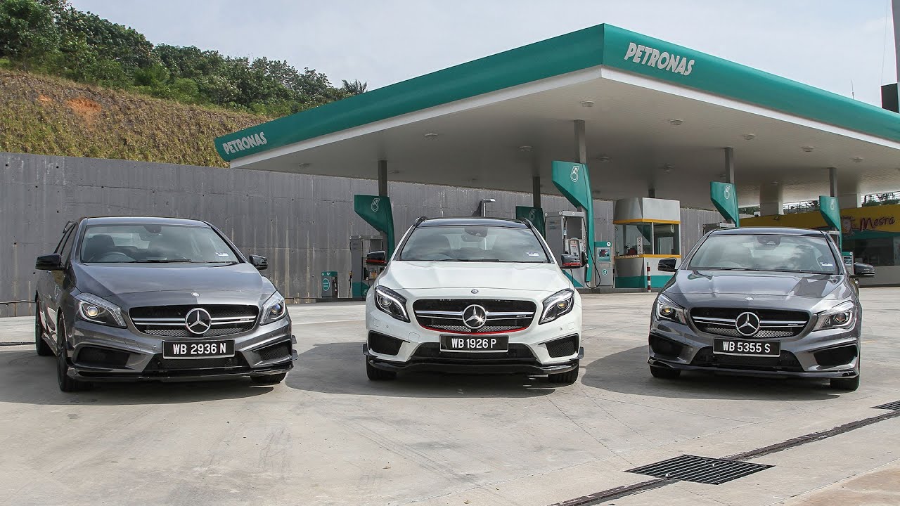 DRIVEN 2015 #1: Mercedes-Benz A45 AMG против CLA45 AMG против GLA45 AMG