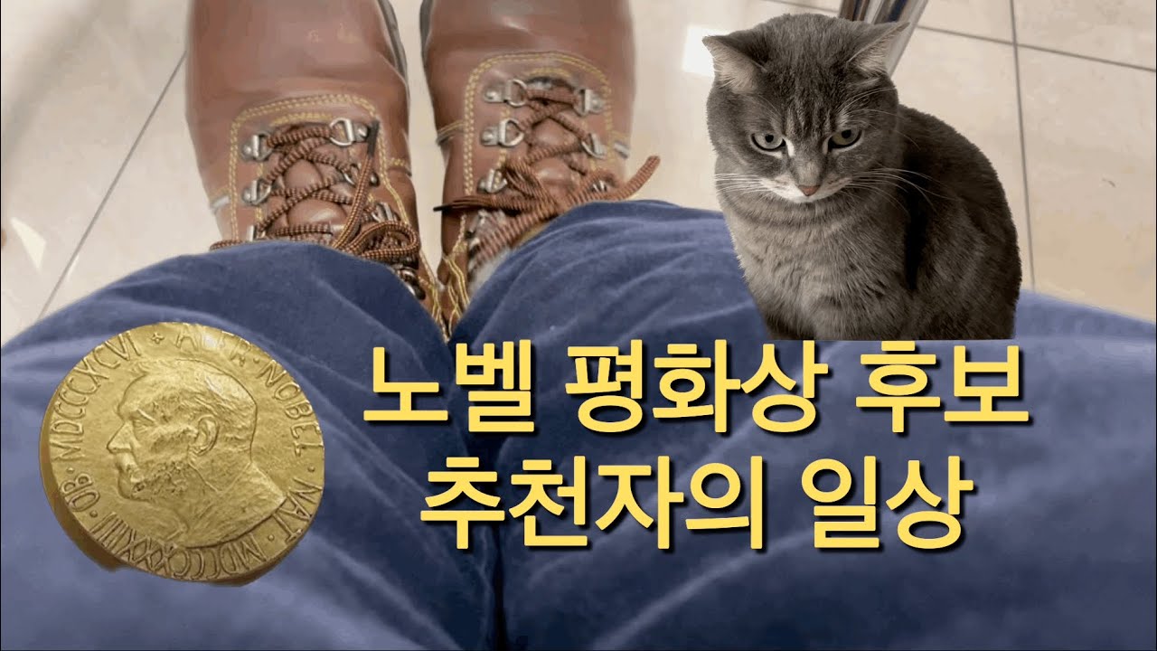 노벨평화상 후보 추천자의 알바하고 이것저것 다짐하는 일상