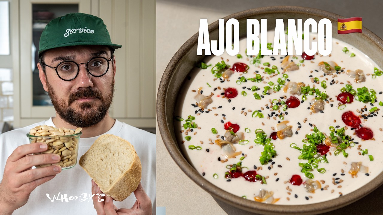 La meilleure soupe froide espagnole ?! (ajo blanco) 🇪🇸