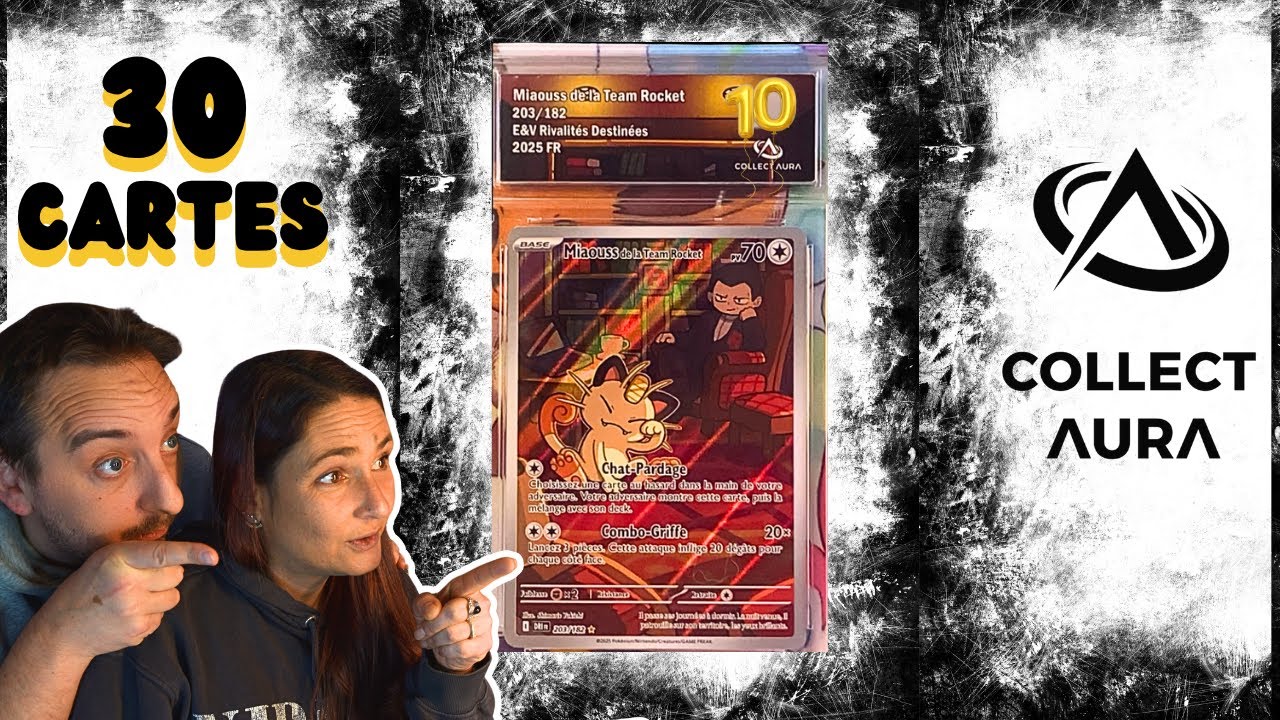 😱 30 CARTES Pokémon gradées chez Collectaura: on découvre les notes EN DIRECT ! C'est le Choc ! 😱