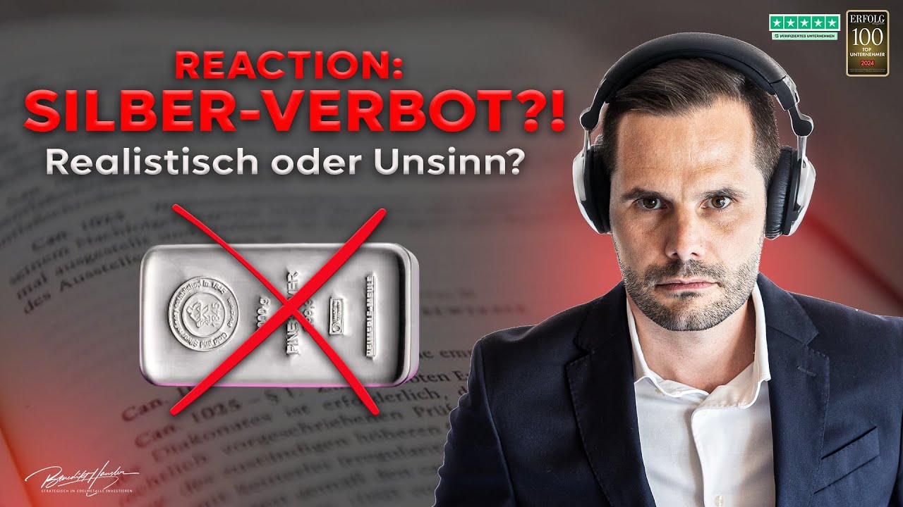 Reaktion: Wird Silber verboten? Ich pr&uuml;fe die Argumente!
