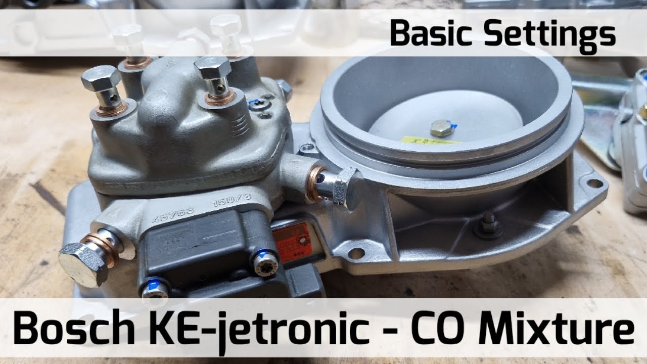 Bosch KE-jetronic — базовые настройки смеси CO