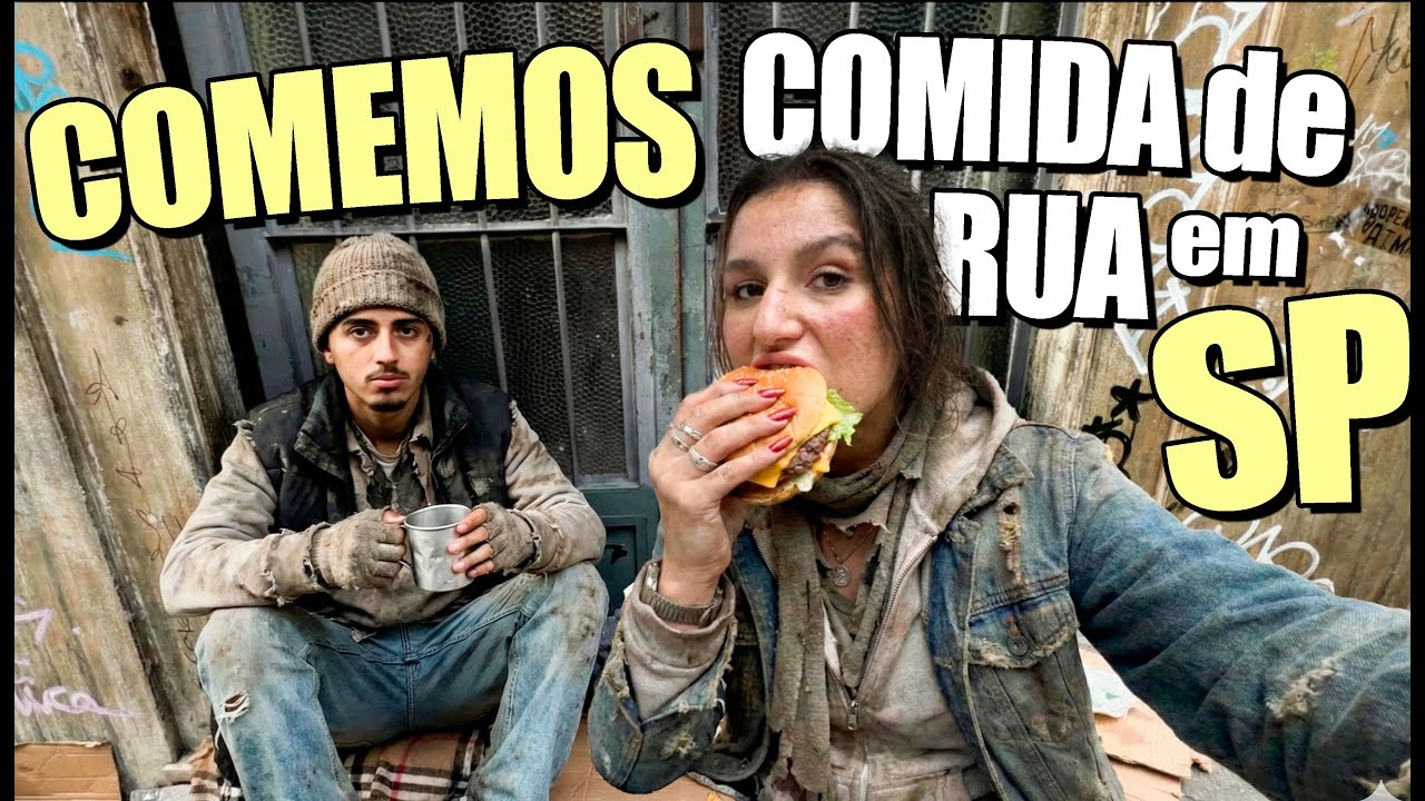 24h CURTINDO COM MEUS AMIGO EM SP - Comemos comida de rua