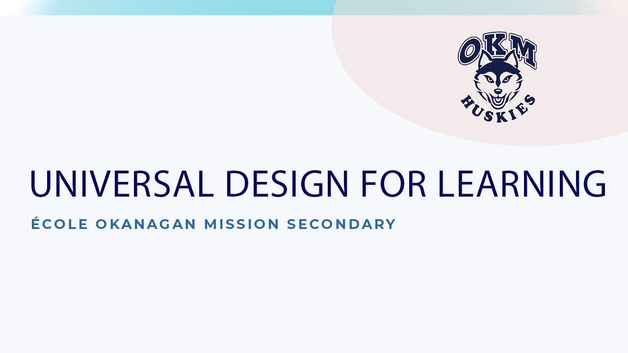 Universal Design for Learning