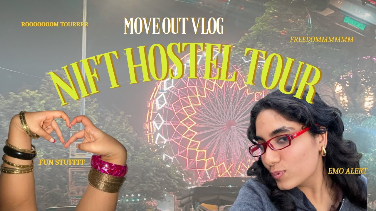NIFT Vlog: Hostel Life to Home - A NIFT Chennai Hostel Tour and Moving Out  