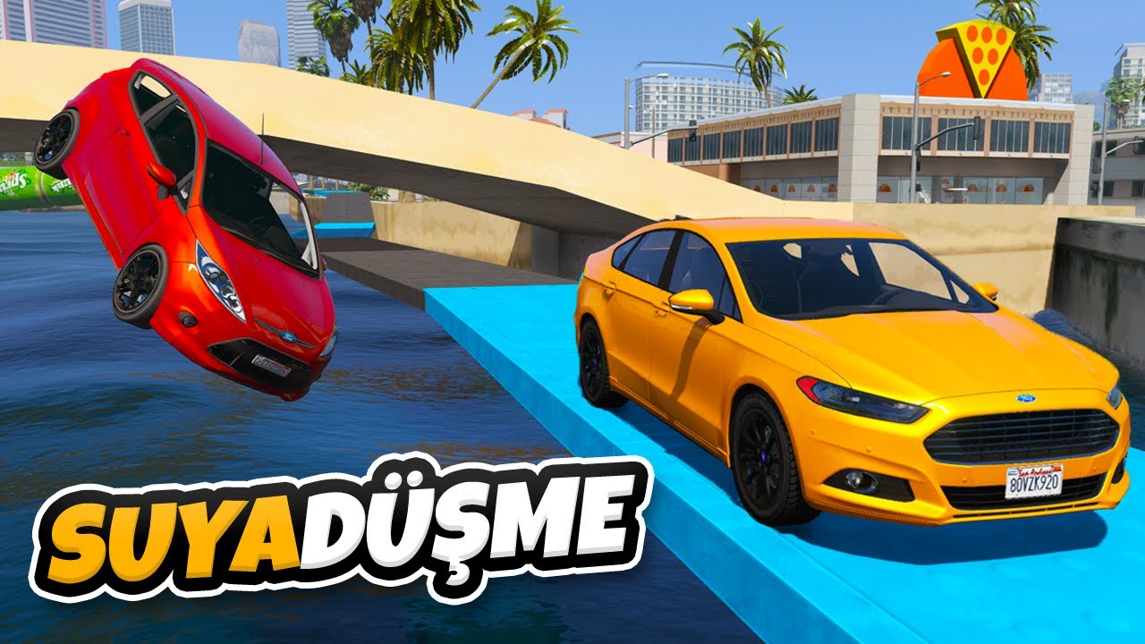 Ford Ailesi Arabalar Suya Düşme Parkuruna Gidiyor - GTA 5