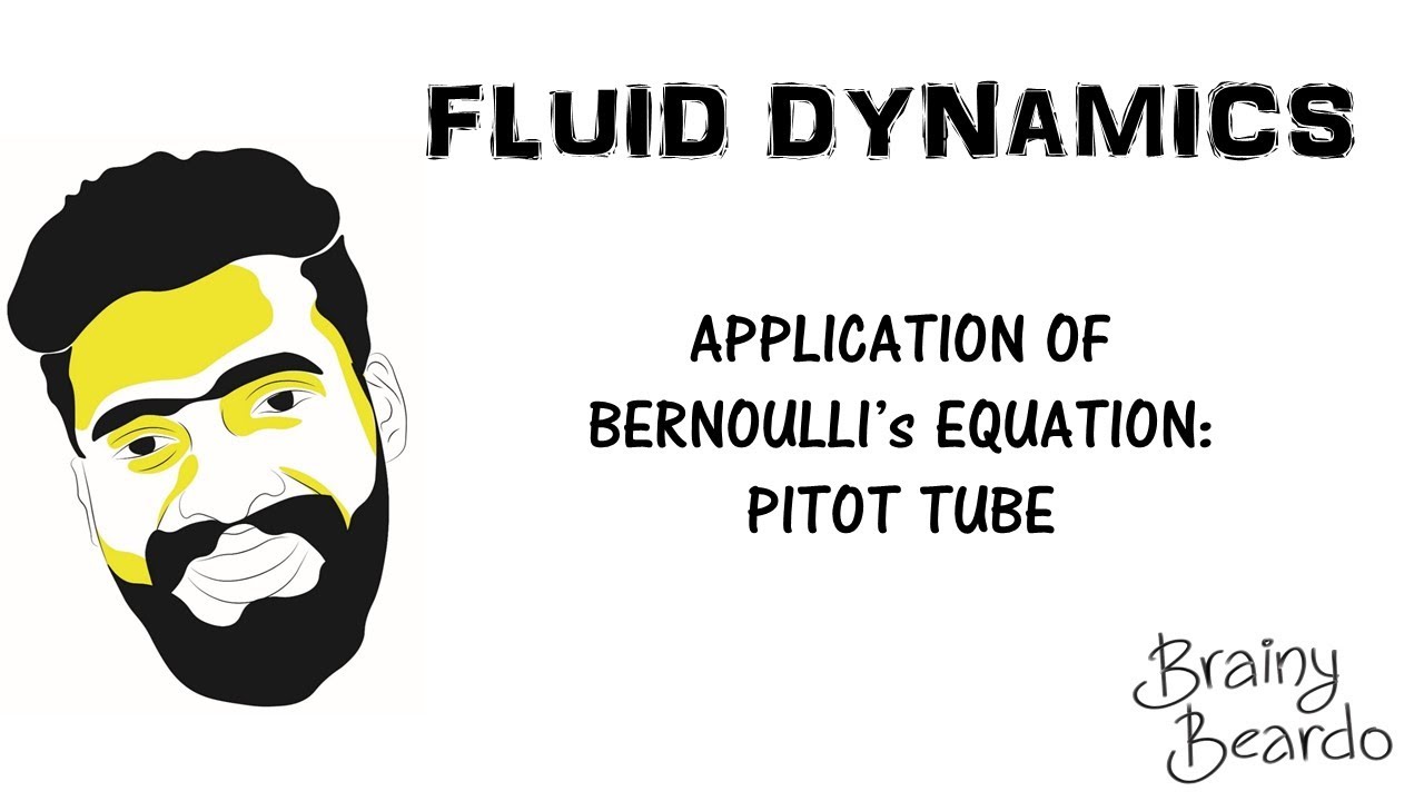 Understanding Fluid Dynamics-Part 4- Application of Bernoulli's Equation-PITOT TUBE