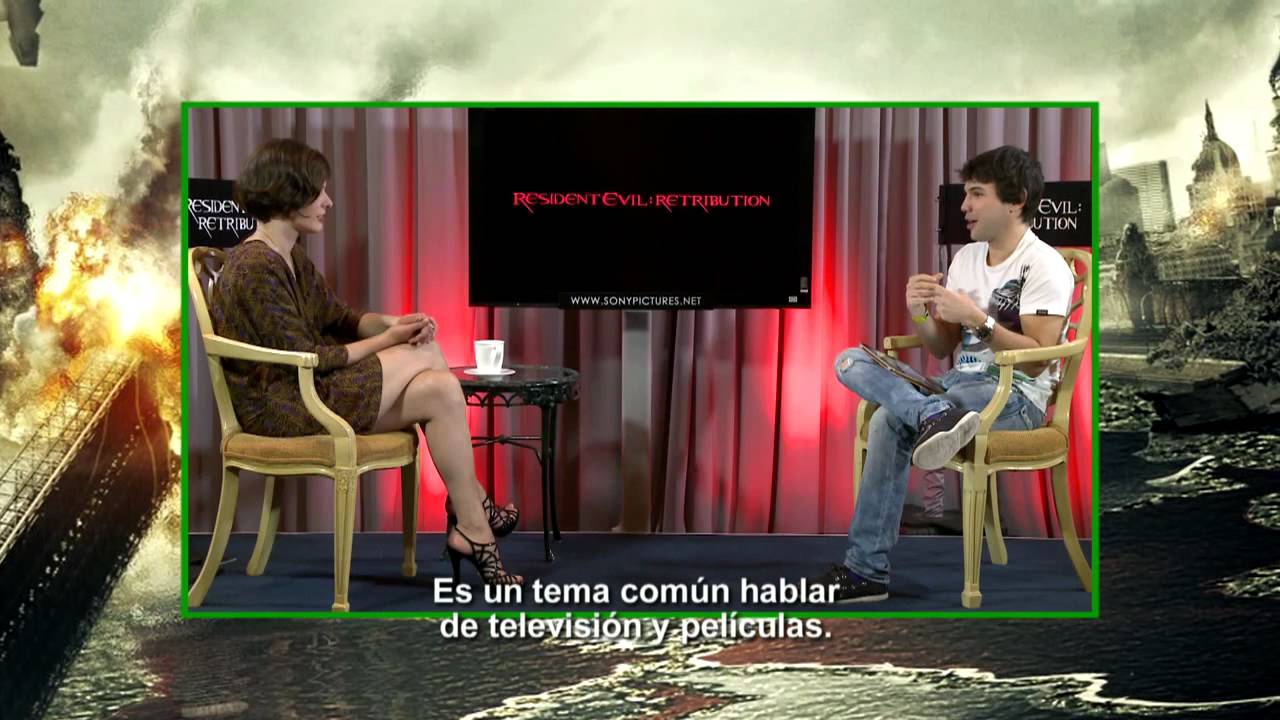 Entrevista Milla Jovovich - Resident Evil 5: La Venganza (HD)