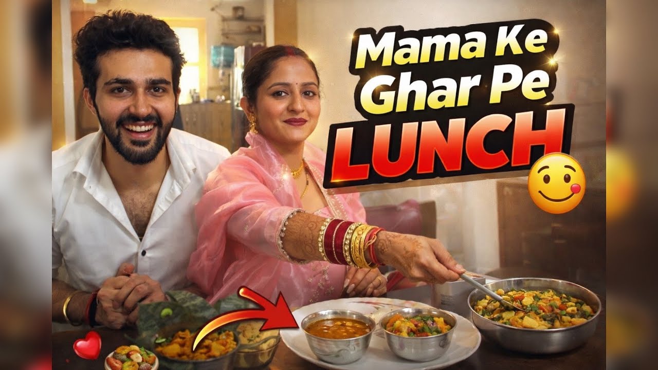 Mama Ke Ghar Pe Lunch 🥗 | Vlog 73 | Manu Dabas | @RakhiLohchabVlogs 