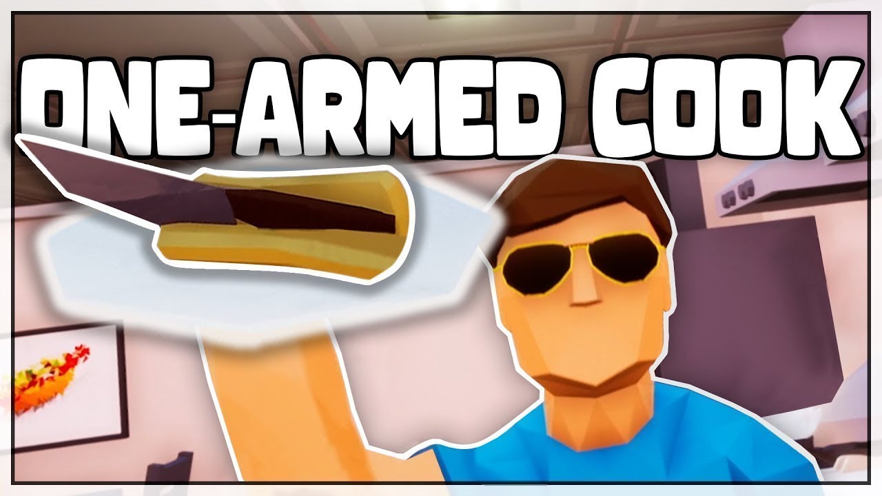 ИГРАЕМ В УГАРНУЮ ИГРУ ONE-ARMED-COOK / СОВМЕСТНОЕ ВИДЕО С @HopeMan_24 / СЕРИЯ #1