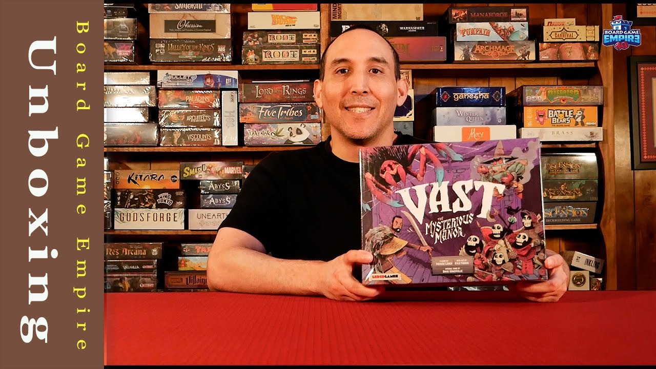 Vast The Mysterious Manor Unboxing - Leder Games