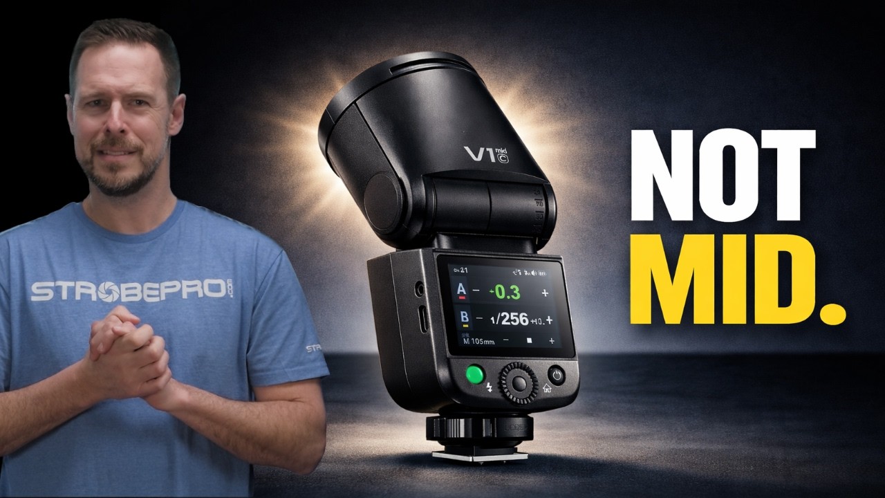 Godox V1 Mid Flash Setup Tutorial | TTL, Wireless & Menu Settings Explained
