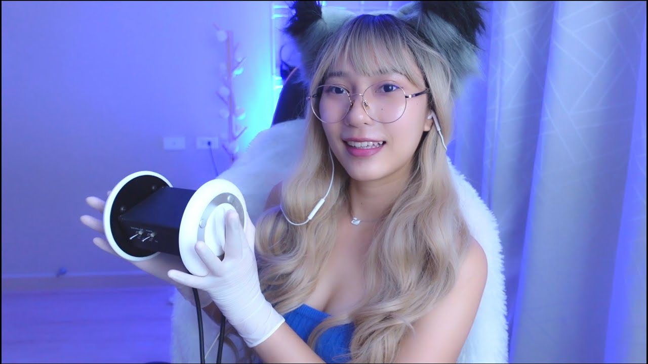 ASMR Ear Cleaning No Talking - RAINIE ASMR