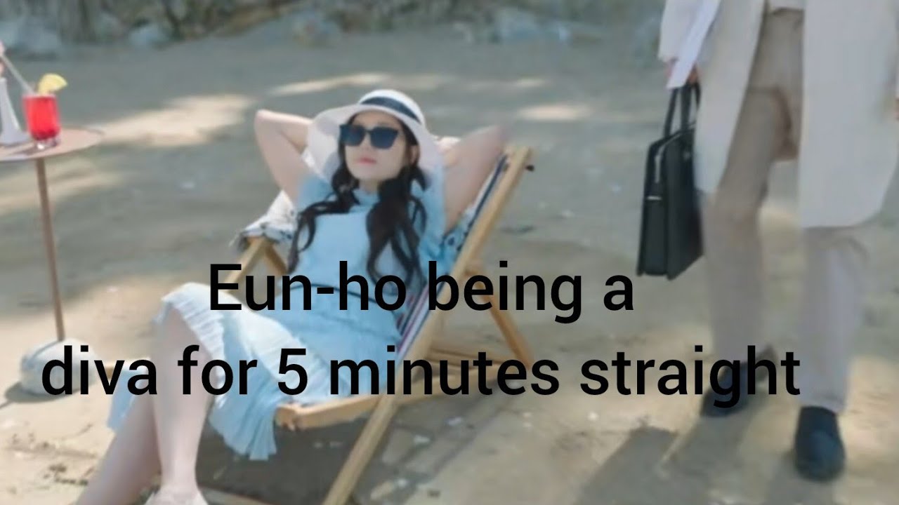 Eun-ho being a diva for 5 minutes straight 