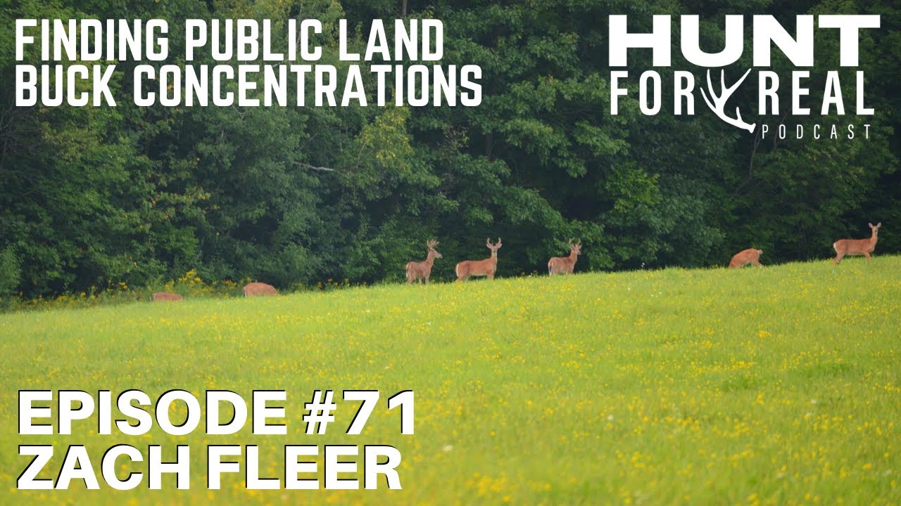 Podcast Short Episode 71: Zach Fleer- Finding and Hunting Buck Concentrations On Public Land