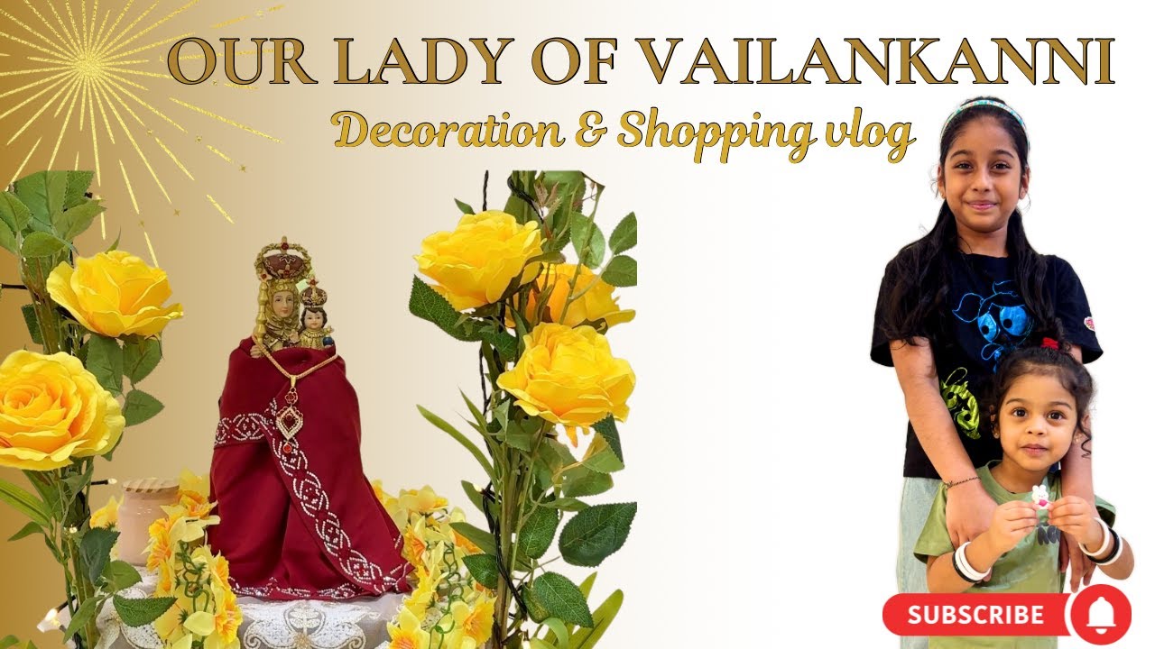 OUR LADY OF VAILANKANNI | SHOPPING AND DECORATION | Goan Vlogger |Konkani Vlogs #goanvlogger