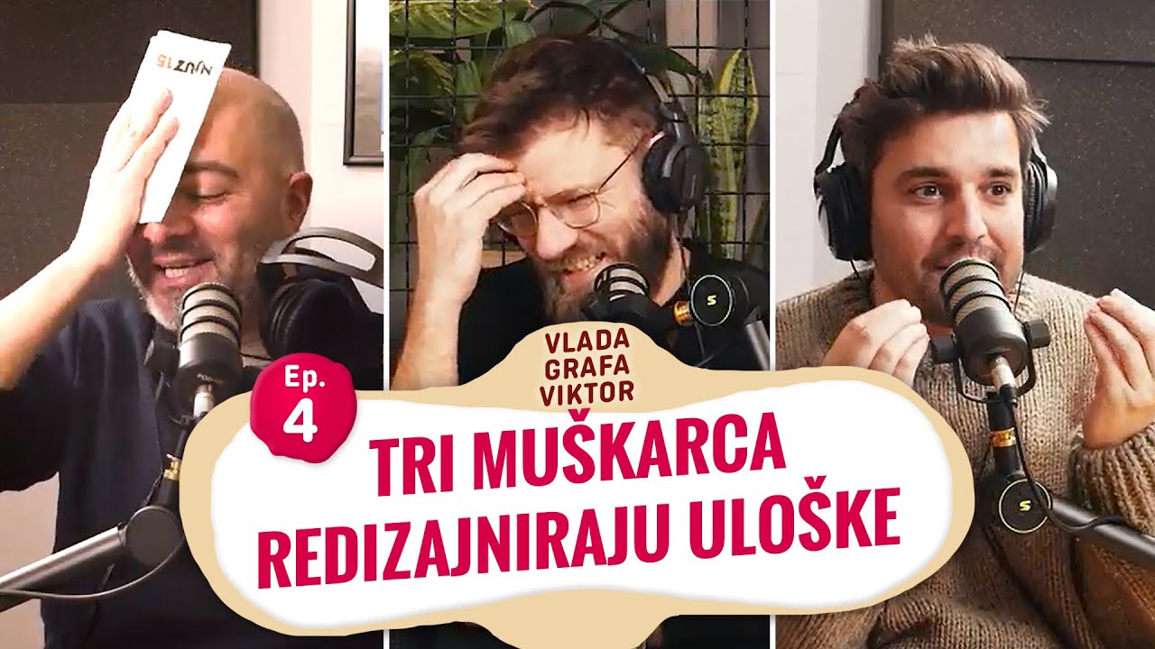 VGV 04: Tri muškarca redizajniraju uloške - šokantno ali, da li je bespotrebno?