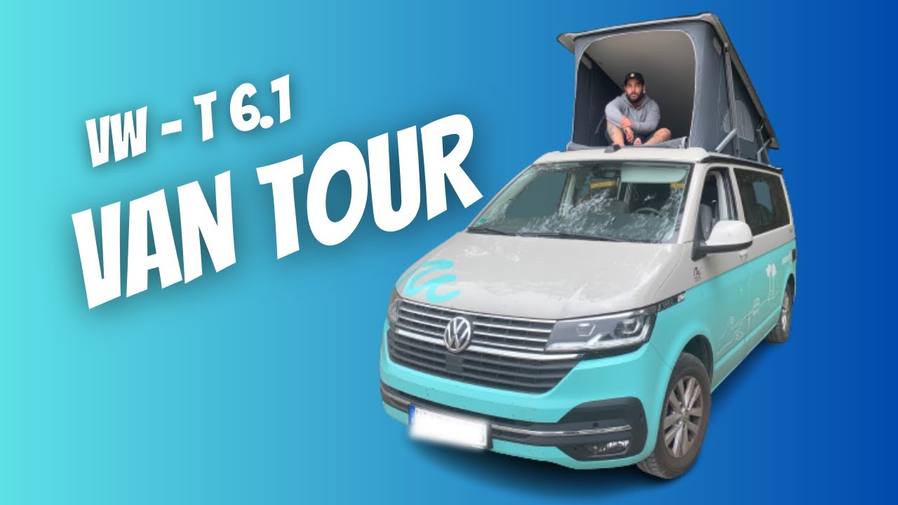 🚐 VW T6.1 California Ocean  ✳️ VAN TOUR Surfer Suite de Roadsurfer 💙