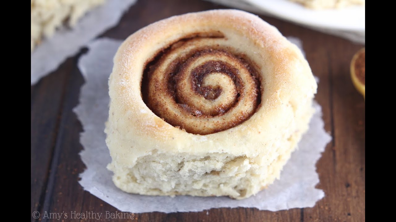 Eggnog Cinnamon Rolls | Amy's Healthy Baking