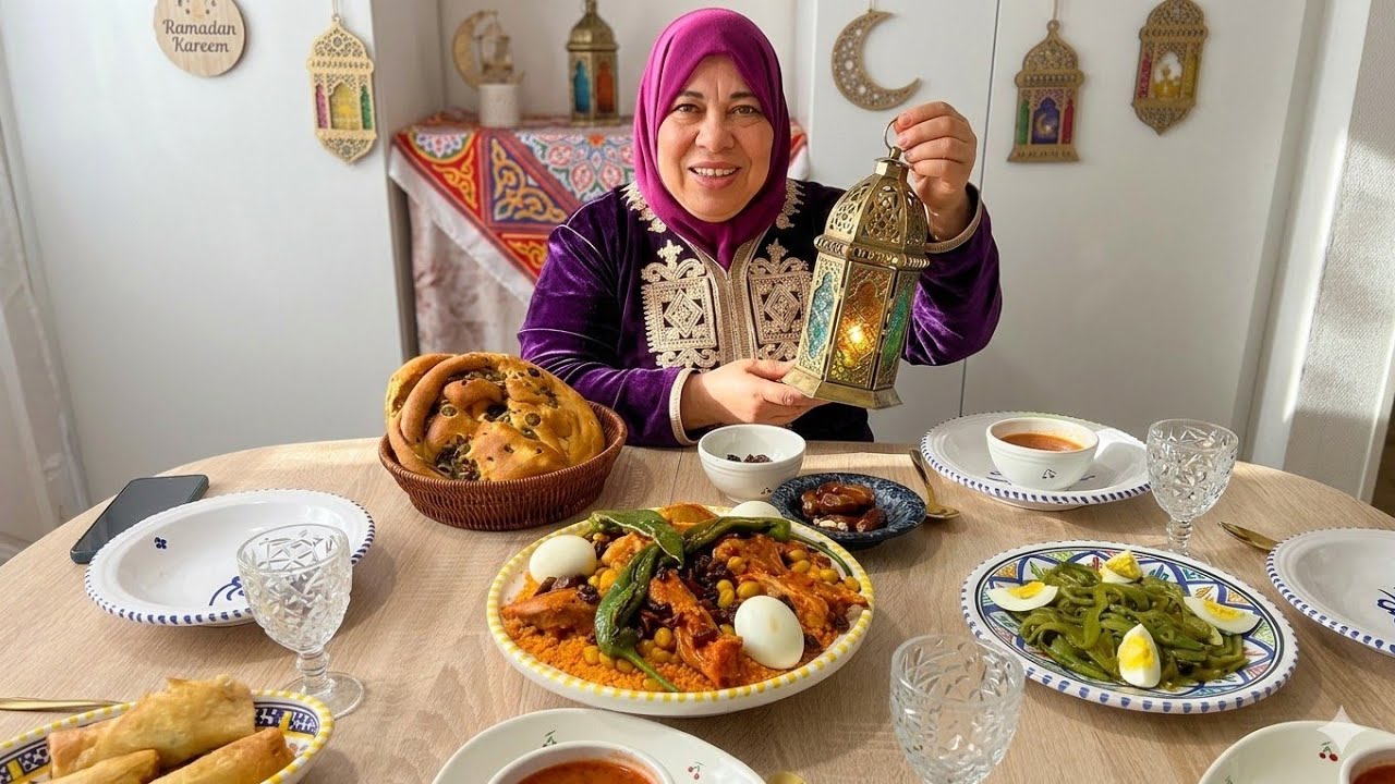 عشاء ليلة النص 🌛 ستدعيت حماتي نورتلنا الطاولة 🥰  وين امي ⁉️ علاش غابت عليكم ⁉️ جاوبتكم 