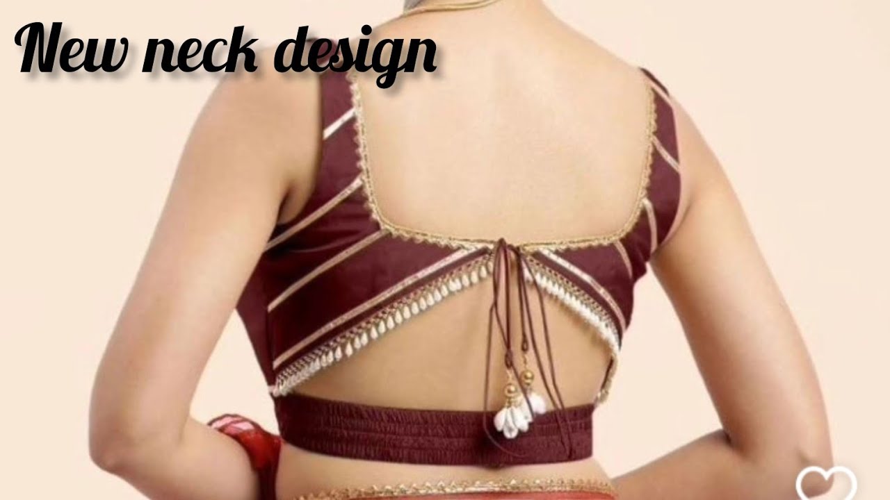 New latest blouse design // blouse cutting and stitching // blouse back neck design // blouse 