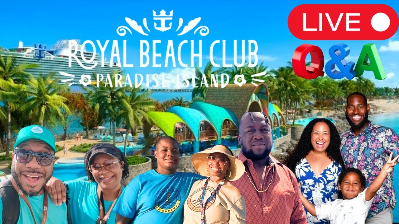 🔴 LIVESTREAM | Royal Caribbean's Beach Club Paradise Island Nassau Bahamas Creator feedback.