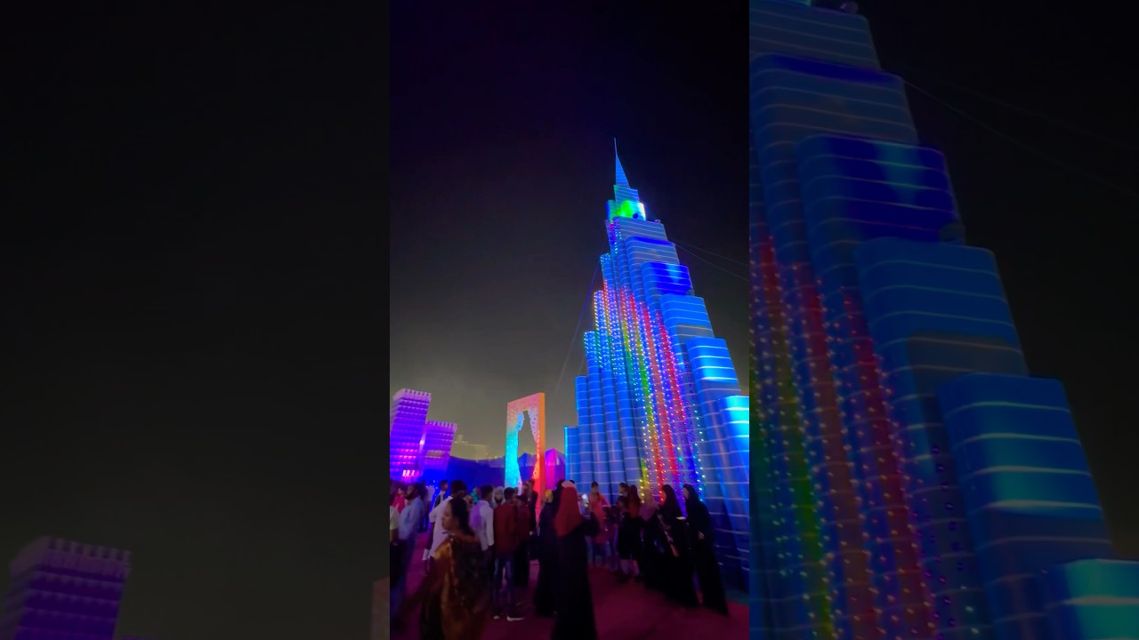 Mela Dubai tallest building Burj Khalifa in Jaunpur#youtubeshorts #dubaitheme #prayagraj #mela