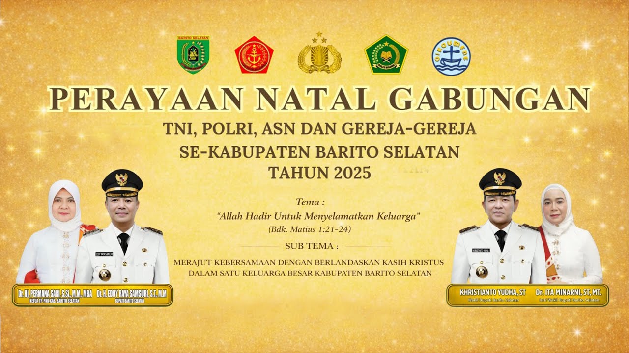 LIVE STREAMING - PERAYAAN NATAL GABUNGAN TAHUN 2025