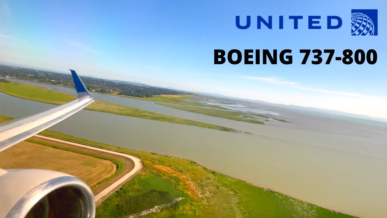 [4K] SUNNY TAXI & TAKEOFF | Vancouver to San Francisco | United Airlines Boeing 737-800 Full Flight