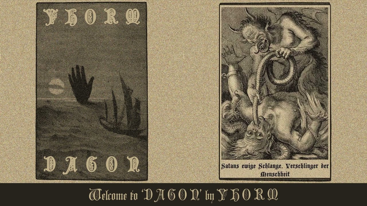 Yhorm 'Dagon' album (Black Metal Dungeon Synth Dark Ambient Drone Lovecraft)