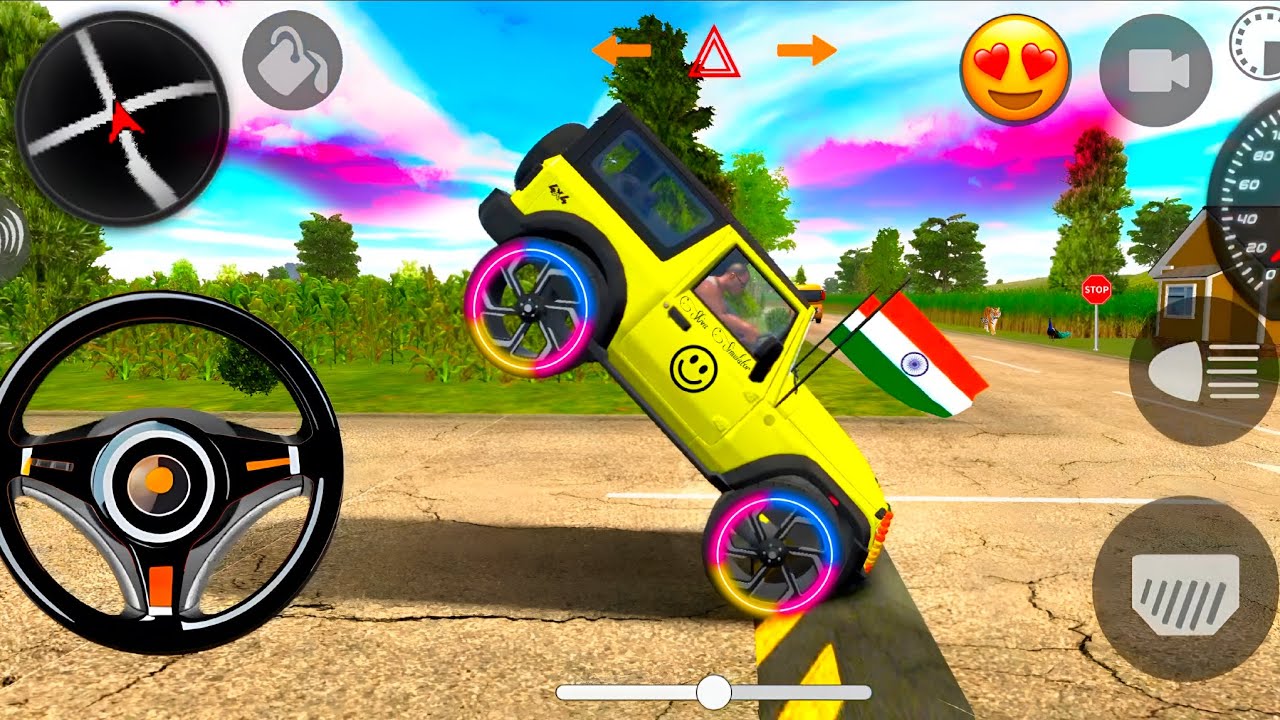 Dollar (Song) Modified Mahindra Yellow Thar😈 || Indian Cars Simulator 3D || Android Gameplay Part 2