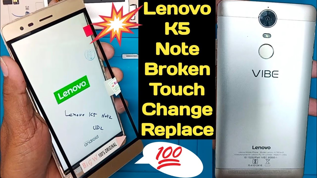 Lenovo K5 Note Broken Touch Glass Replacement Change/How To Replace Touch Lenovo A7020-A48 K5 Note
