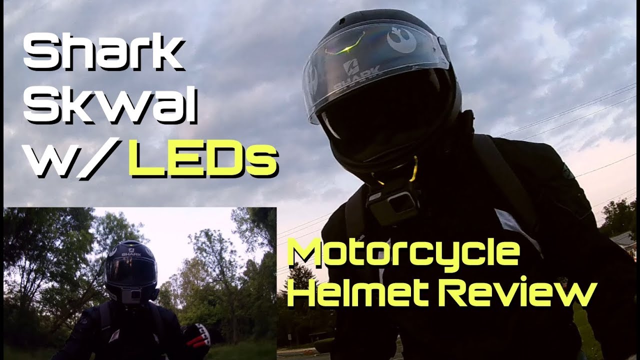 Ep. 21: Shark Skwal Motorcycle Helmet Review - buying guide: DOT, ECE, LEDs and more