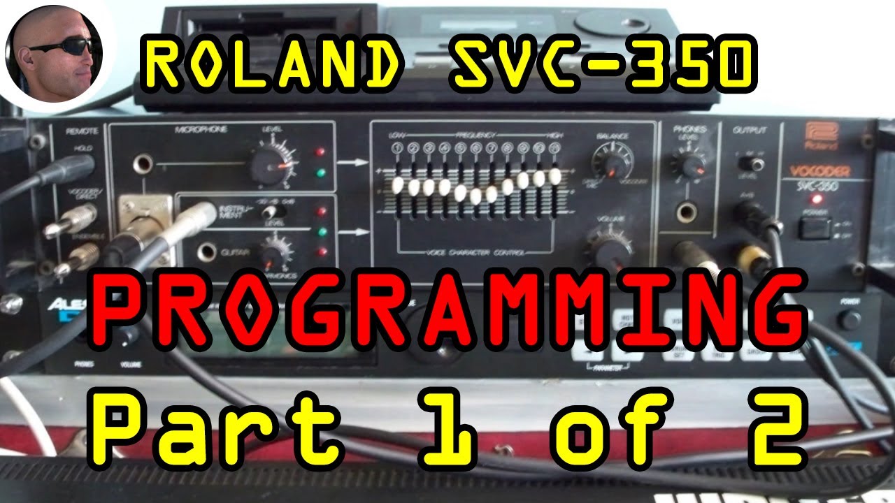 VINTAGE ROLAND SVC-350 Vocoder Programming Tutorial (Part 1 of 2)