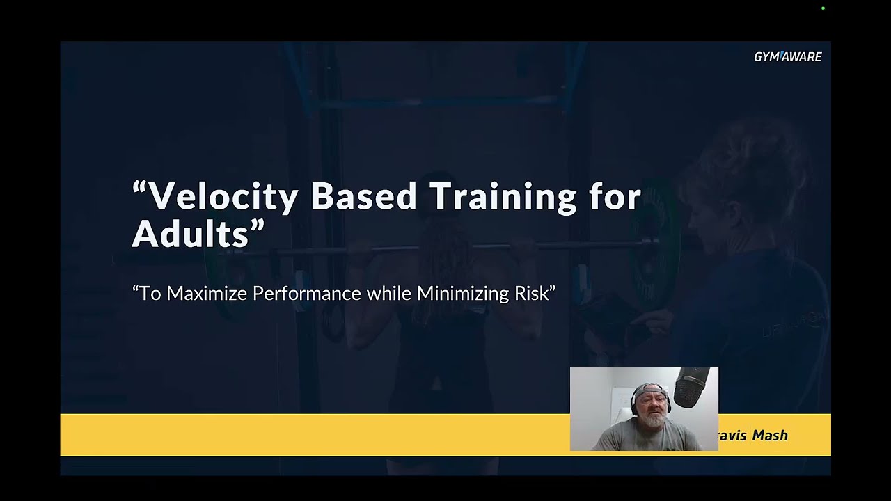 Velocity Based Training for Adults