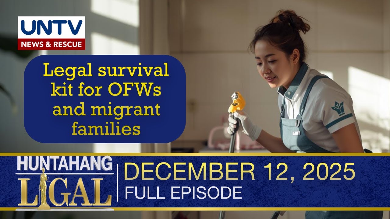UNTV: Huntahang Ligal | December 12, 2025