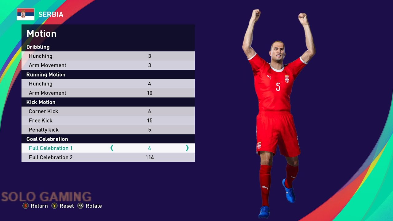 Nemanja Vidic Facebuild Tutorial Efootball Pes 2021 How to Create Nemanja Vidic #pes #sologamings 