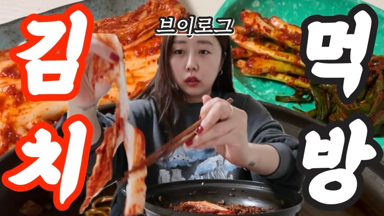 [먹방vlog] 선화동실비김치 파김치는 짜파게티가 국룰+구독자 이벤트🩵 (야채곱창,곰탕,계란말이김밥,김치찌개,라면,순대국,돈까스,장칼국수,떡튀김,순대튀김,비빔밥,매운김치먹방)