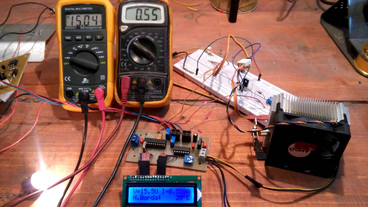 PIC 16F690 panelm&eacute;ter
