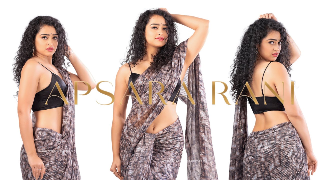 Actress Apsara Rani - Photoshoot - BTS