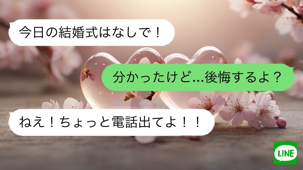 【LINE】 結婚式当日に新婦から突然キャンセル。別れを告げた翌日、鬼のような着信が続いた理由が明らかに。