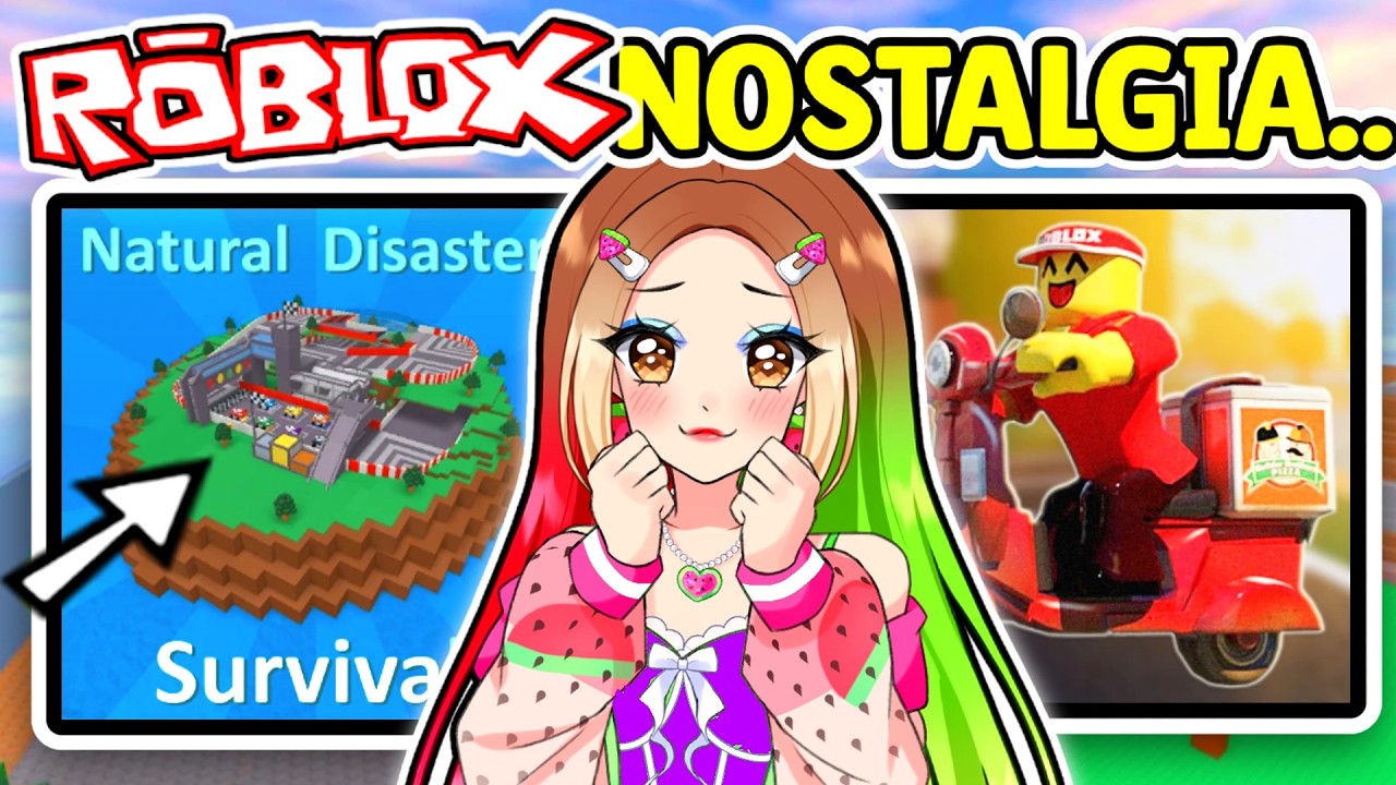 Playing NOSTALGIC Roblox GAMES..