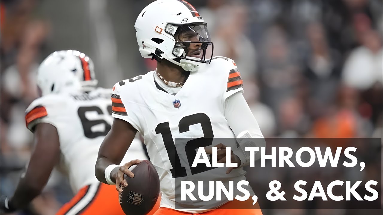 Shedeur Sanders vs Raiders – Every Throw, Run & Sack (Cleveland @ Las Vegas | Week 12 | All-22)