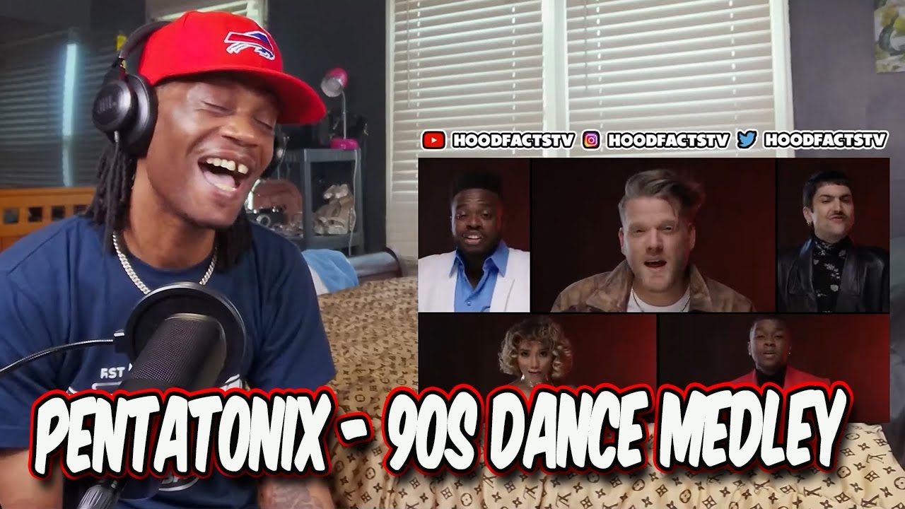 HoodFacts TV first time hearing Pentatonix - 90s Dance Medley