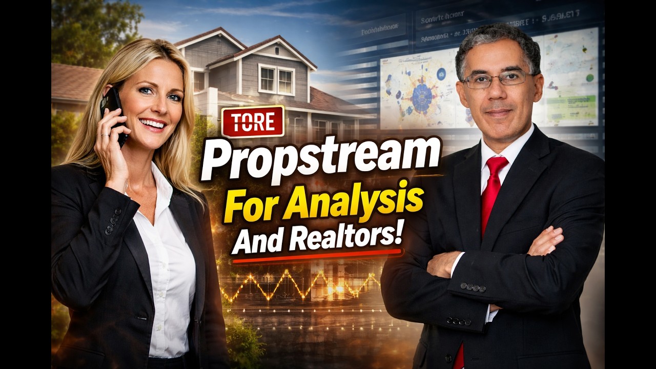 Use Propstream for Initial Market Analysis And Realtor Contacts