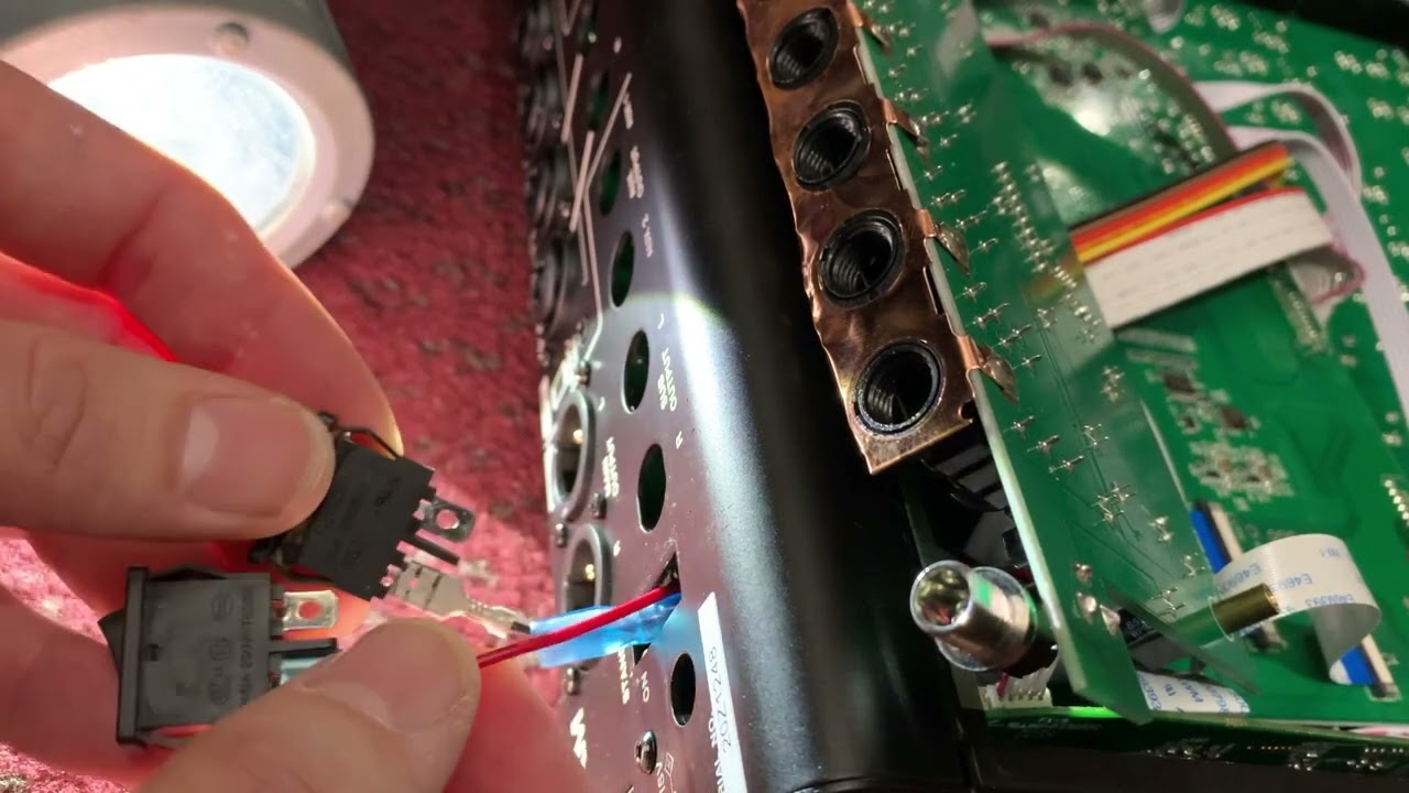 TASCAM Model-12 Mixer: Power Issue Resolved with new Stand-by Switch - Quick Repair