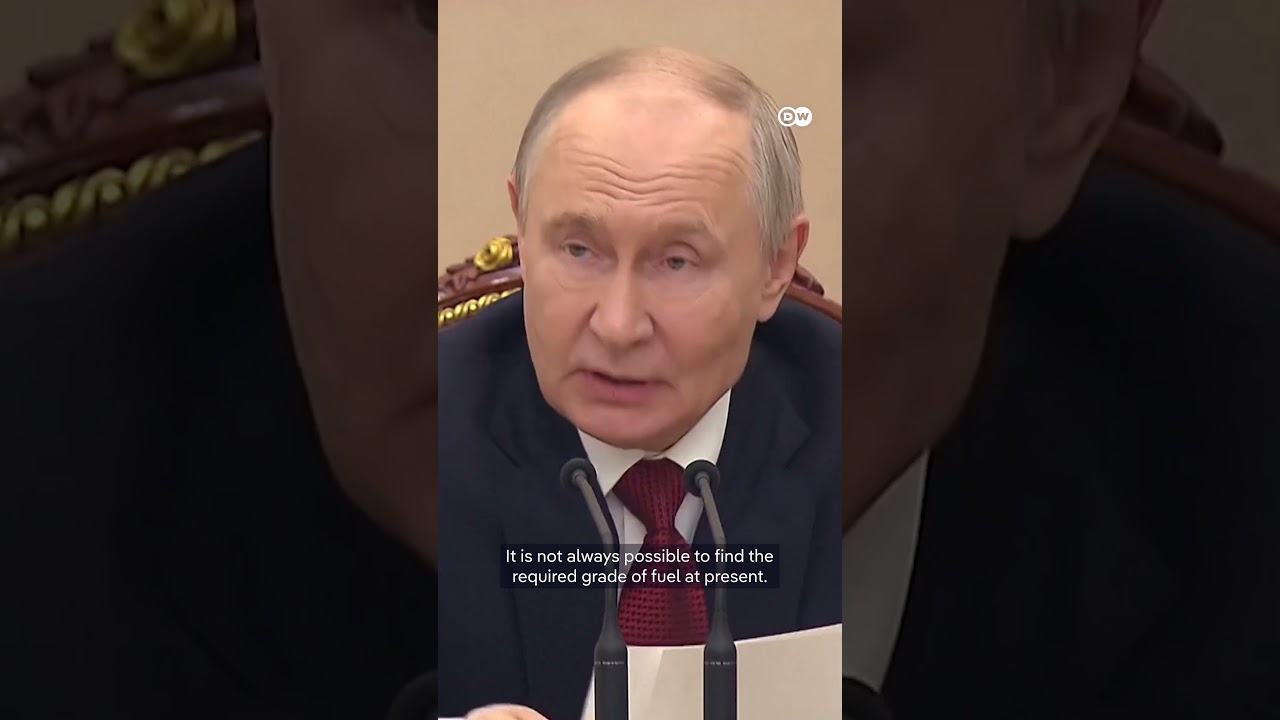 Russian President Putin acknowledges fuel supply problems | DW News