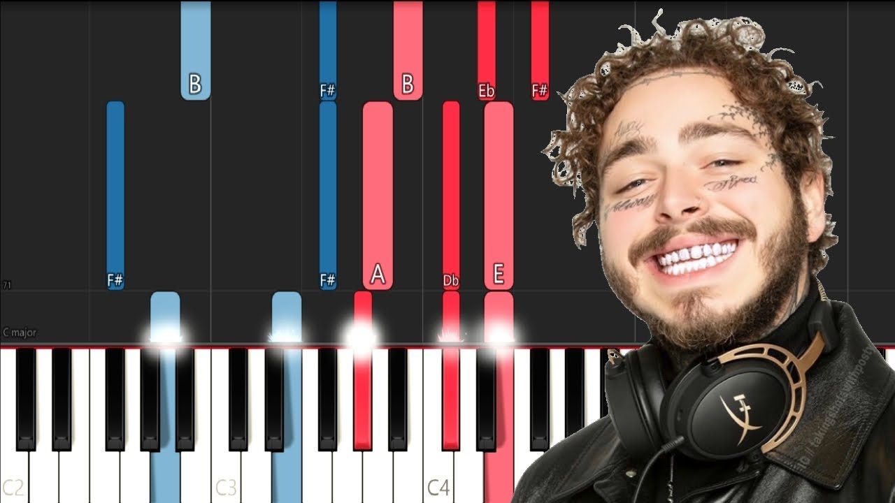 Post Malone - Circles (Piano Tutorial)