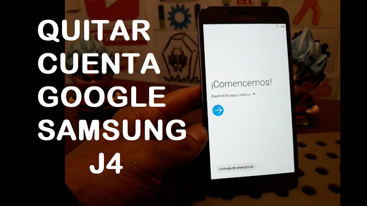 quitar cuenta google samsung galaxy j4 con android 9 método actualizado